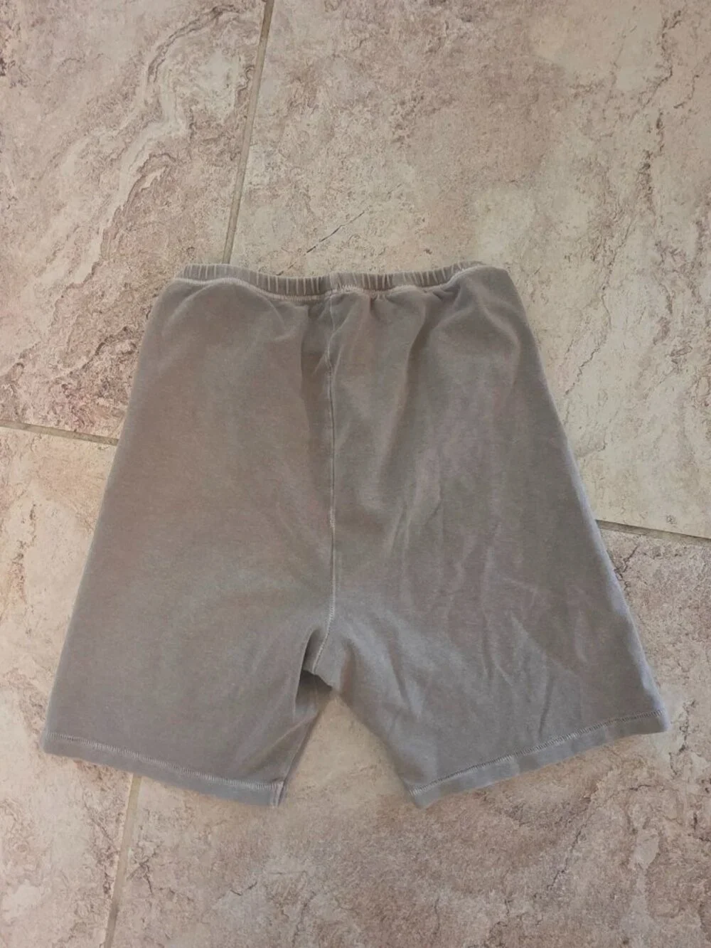 Skims Beige Neutral Cotton Blend Bike Shorts S GUC - Picture 3 of 8